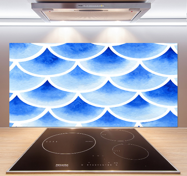 Cooker splashback Fish scales