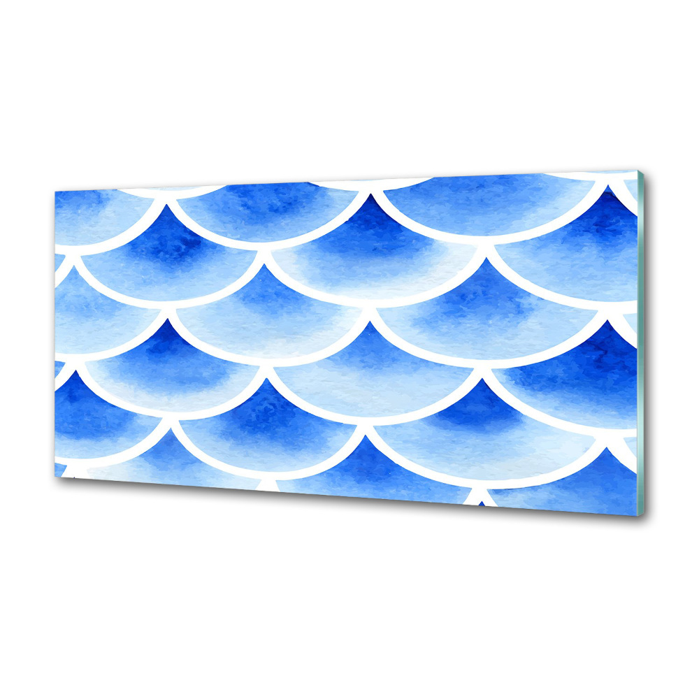 Cooker splashback Fish scales