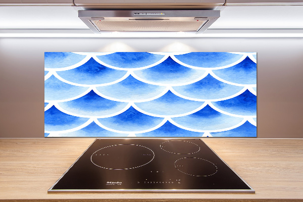 Cooker splashback Fish scales