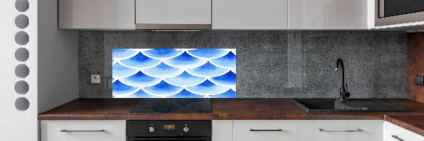 Cooker splashback Fish scales