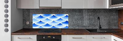 Cooker splashback Fish scales