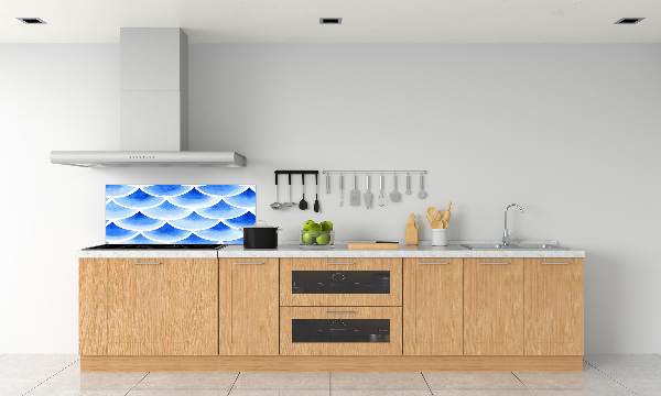 Cooker splashback Fish scales