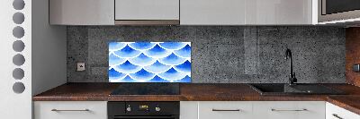 Cooker splashback Fish scales