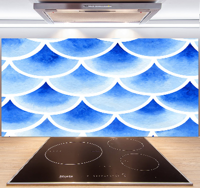 Cooker splashback Fish scales