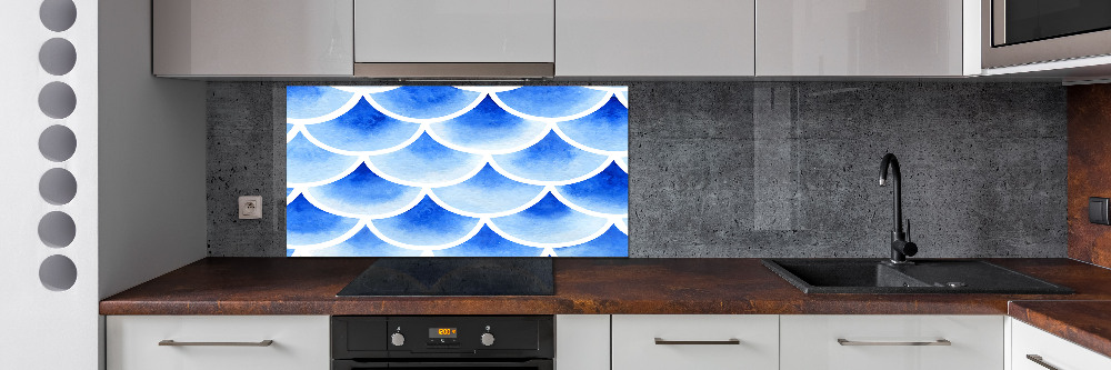 Cooker splashback Fish scales