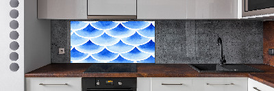 Cooker splashback Fish scales