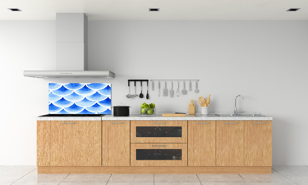 Cooker splashback Fish scales