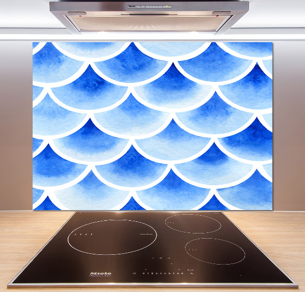 Cooker splashback Fish scales