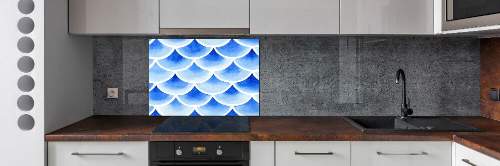 Cooker splashback Fish scales