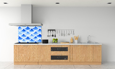 Cooker splashback Fish scales