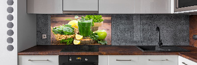 Cooker splashback Green cocktail