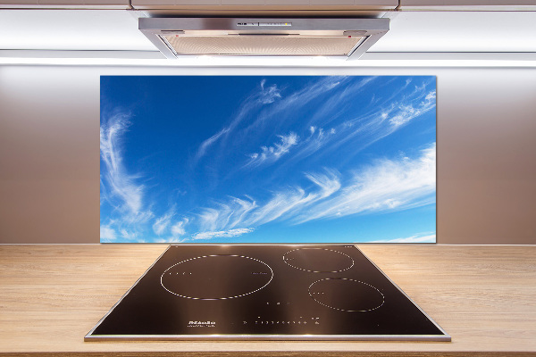 Kitchen splashback Blue sky