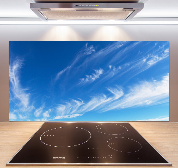 Kitchen splashback Blue sky