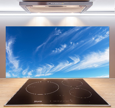 Kitchen splashback Blue sky