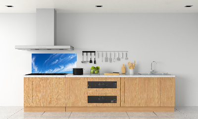 Kitchen splashback Blue sky