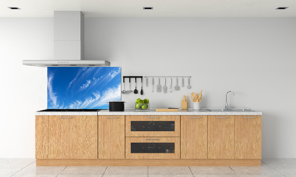 Kitchen splashback Blue sky