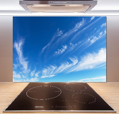 Kitchen splashback Blue sky