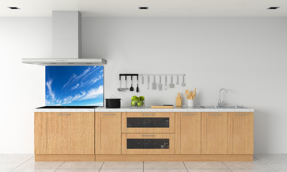 Kitchen splashback Blue sky