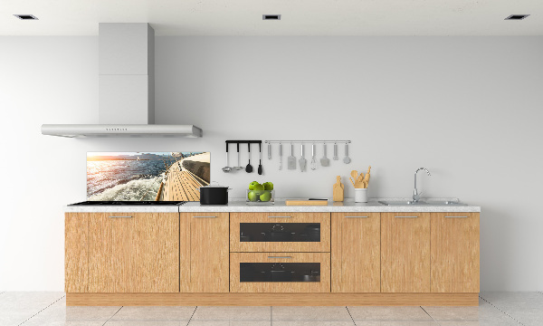 Kitchen splashback Sailboat at sea