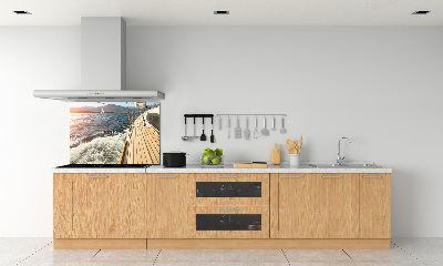 Kitchen splashback Sailboat at sea