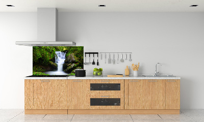 Kitchen splashback Waterfall in the forest