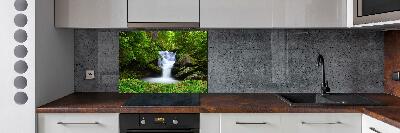 Kitchen splashback Waterfall in the forest