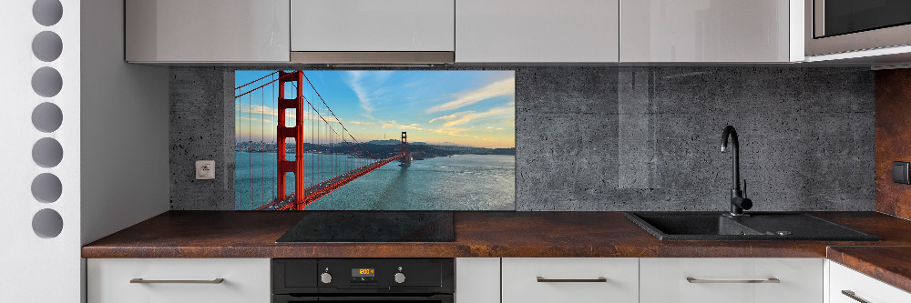 Cooker splashback San Francisco bridge