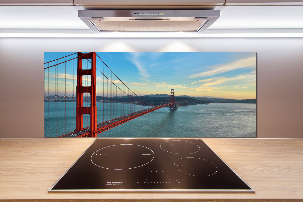 Cooker splashback San Francisco bridge