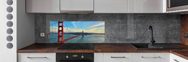 Cooker splashback San Francisco bridge