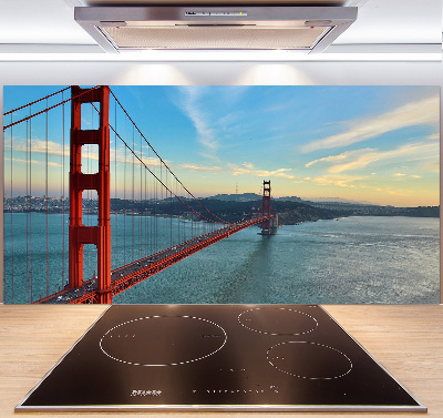 Cooker splashback San Francisco bridge