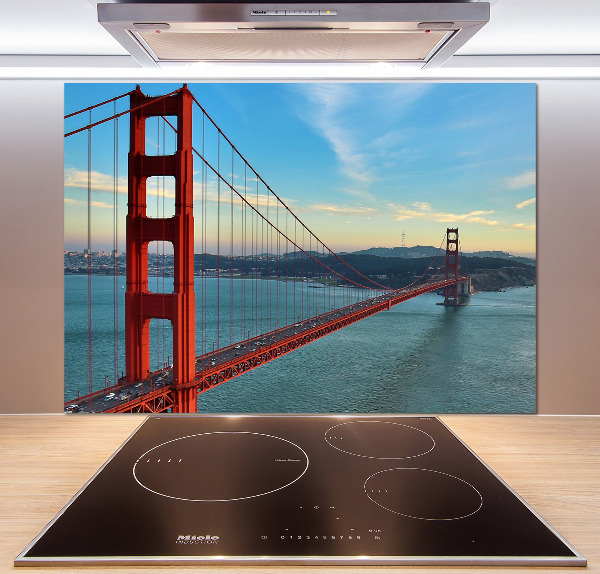 Cooker splashback San Francisco bridge