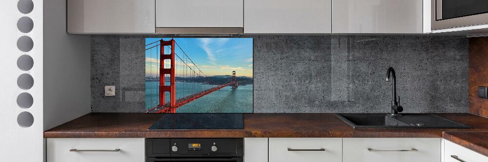 Cooker splashback San Francisco bridge