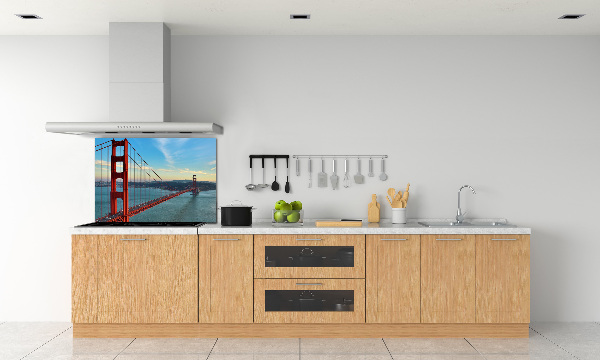 Cooker splashback San Francisco bridge