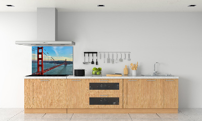 Cooker splashback San Francisco bridge