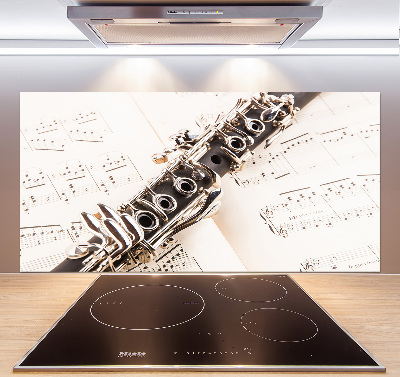 Cooker splashback Clarinet