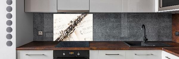 Cooker splashback Clarinet