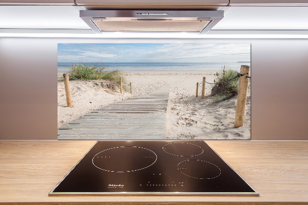 Kitchen splashback Beach