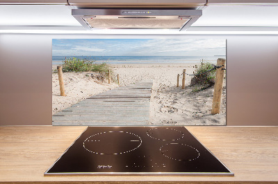 Kitchen splashback Beach