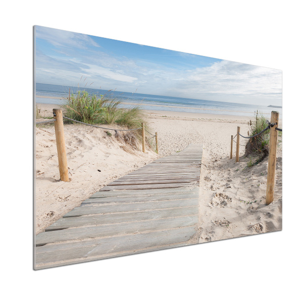 Kitchen splashback Beach