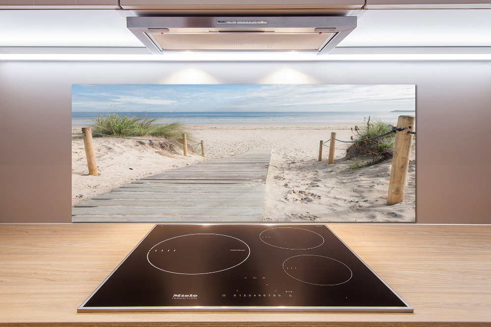 Kitchen splashback Beach