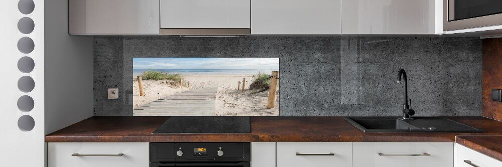 Kitchen splashback Beach