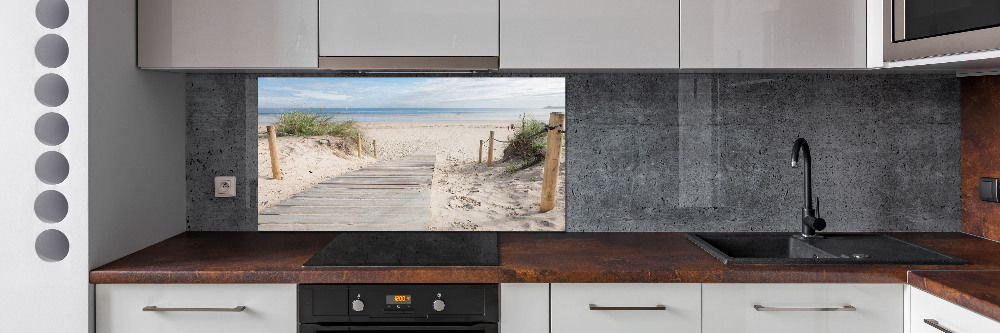 Kitchen splashback Beach