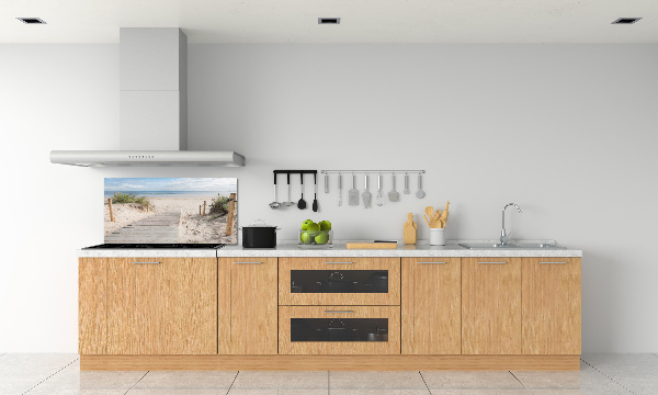 Kitchen splashback Beach