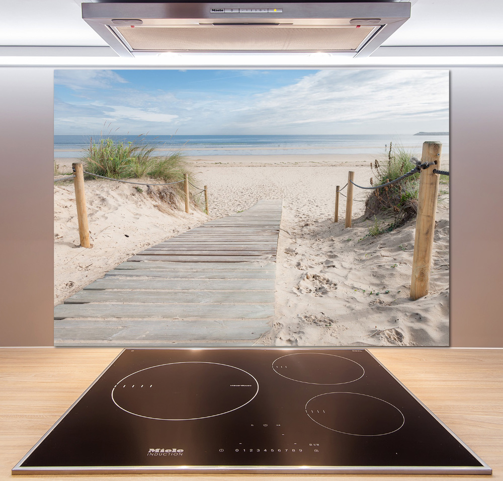 Kitchen splashback Beach