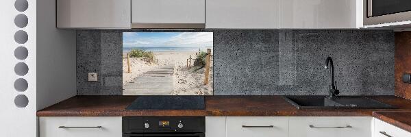 Kitchen splashback Beach