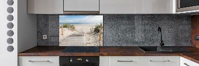 Kitchen splashback Beach