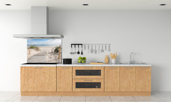 Kitchen splashback Beach