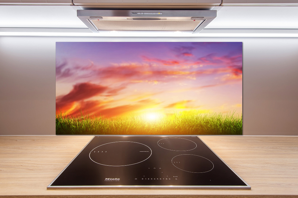 Kitchen splashback Sunset