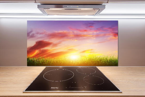 Kitchen splashback Sunset