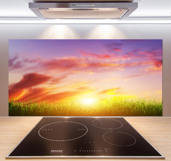 Kitchen splashback Sunset